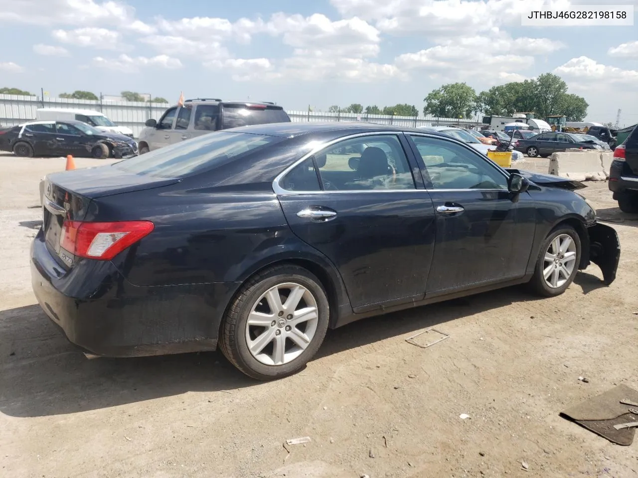 2008 Lexus Es 350 VIN: JTHBJ46G282198158 Lot: 63489864