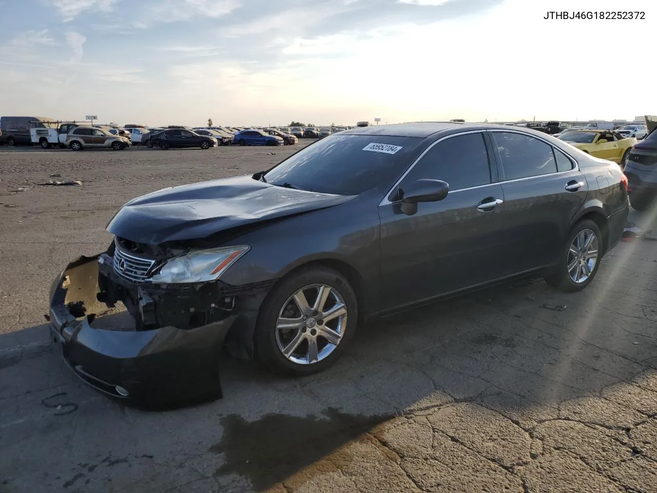 2008 Lexus Es 350 VIN: JTHBJ46G182252372 Lot: 65952184