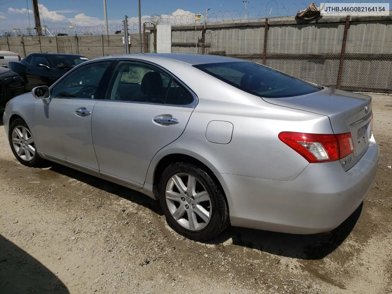 2008 Lexus Es 350 VIN: JTHBJ46G082164154 Lot: 66030004