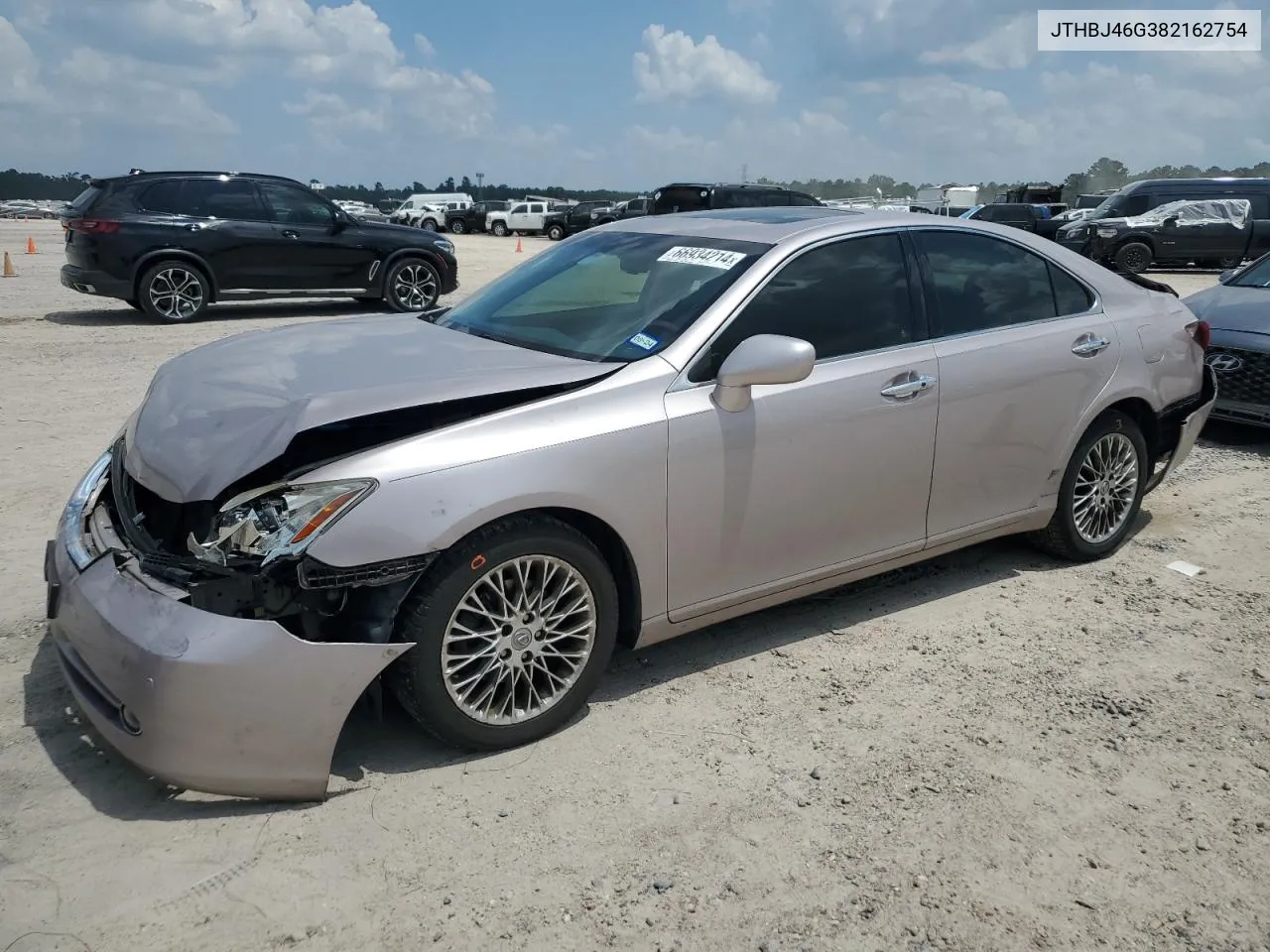 2008 Lexus Es 350 VIN: JTHBJ46G382162754 Lot: 66934214