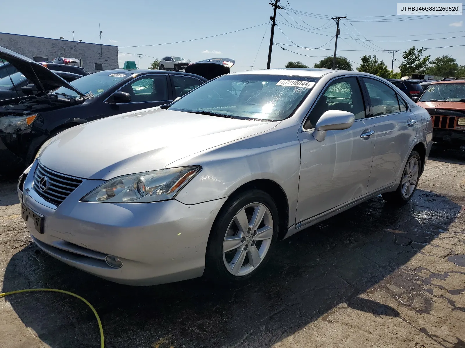 2008 Lexus Es 350 VIN: JTHBJ46G882260520 Lot: 67296044