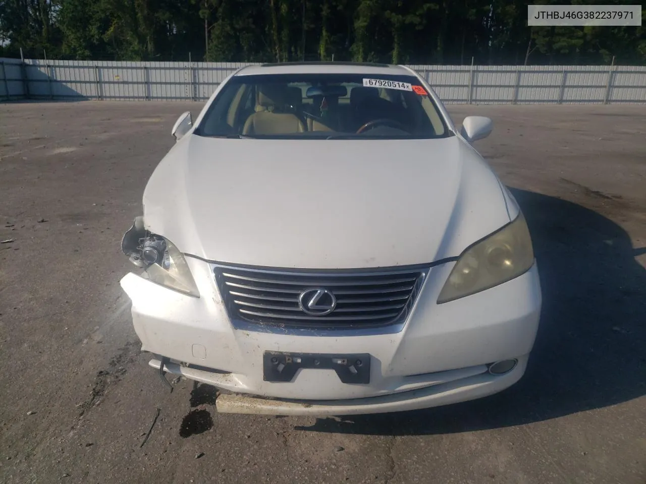 JTHBJ46G382237971 2008 Lexus Es 350