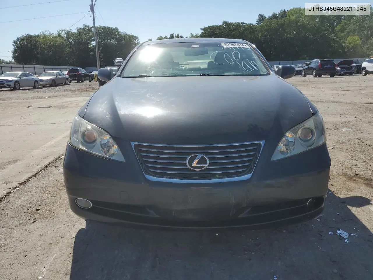 2008 Lexus Es 350 VIN: JTHBJ46G482211945 Lot: 67965474