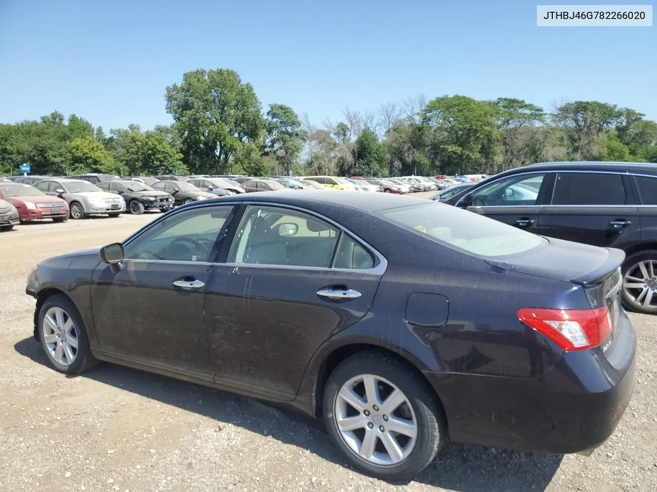 2008 Lexus Es 350 VIN: JTHBJ46G782266020 Lot: 68617044