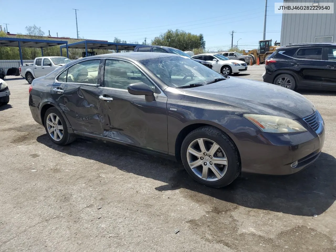 2008 Lexus Es 350 VIN: JTHBJ46G282229540 Lot: 68741014