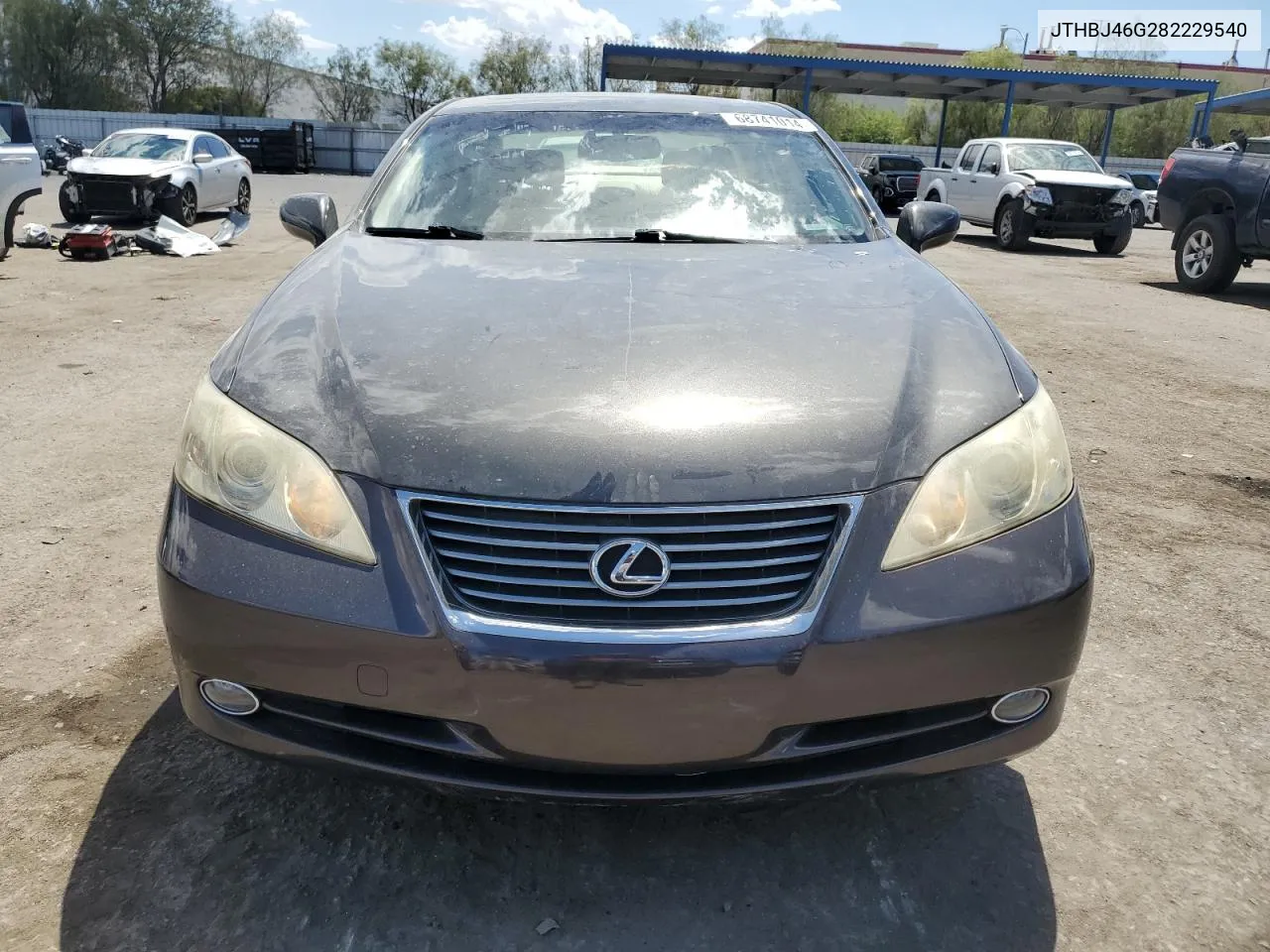 2008 Lexus Es 350 VIN: JTHBJ46G282229540 Lot: 68741014