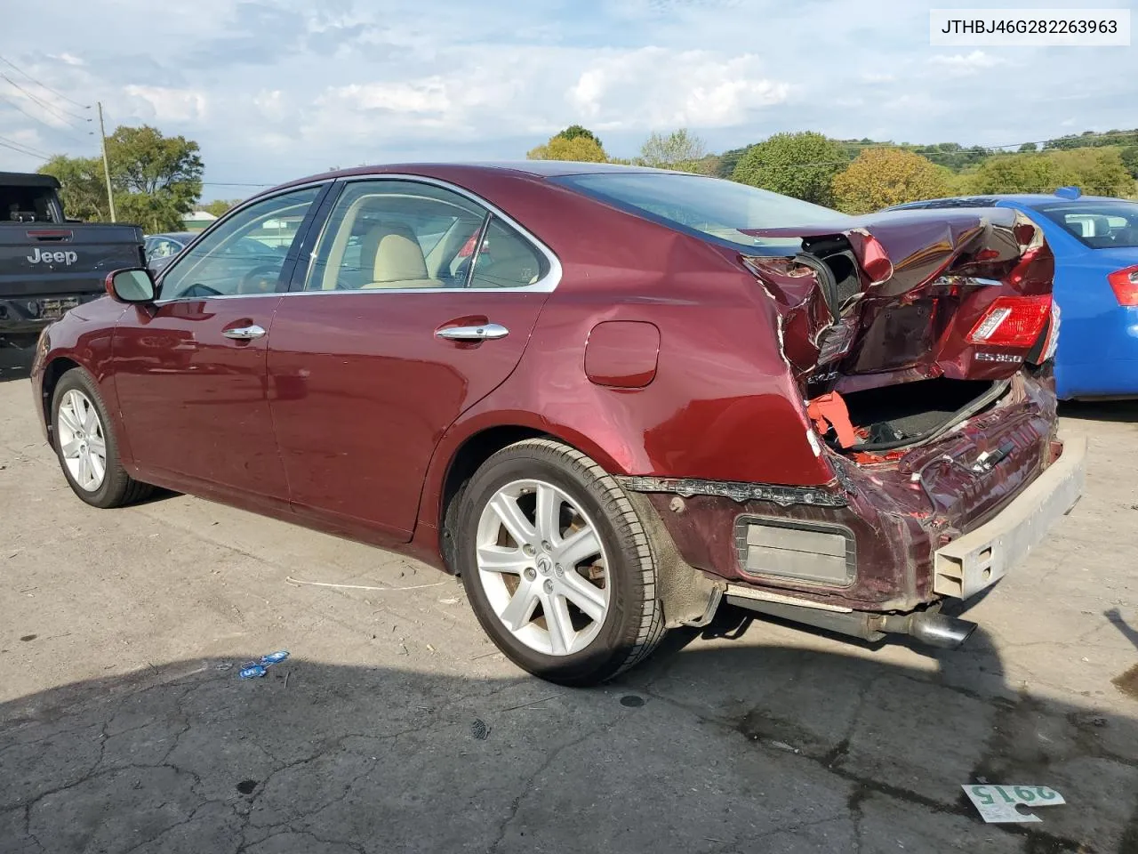 2008 Lexus Es 350 VIN: JTHBJ46G282263963 Lot: 69875554