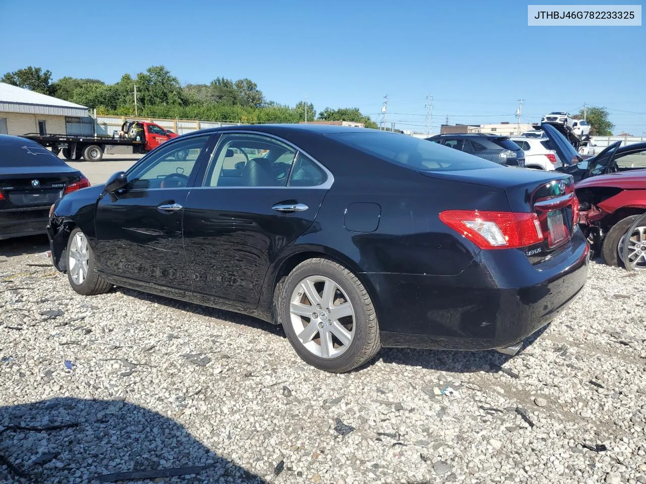 2008 Lexus Es 350 VIN: JTHBJ46G782233325 Lot: 69880124