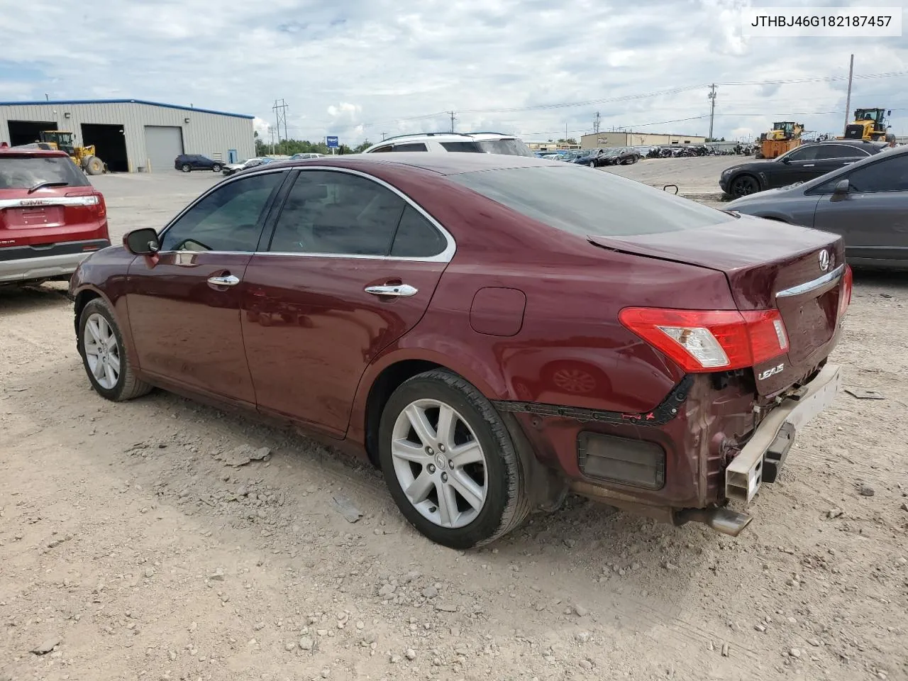 2008 Lexus Es 350 VIN: JTHBJ46G182187457 Lot: 70100194