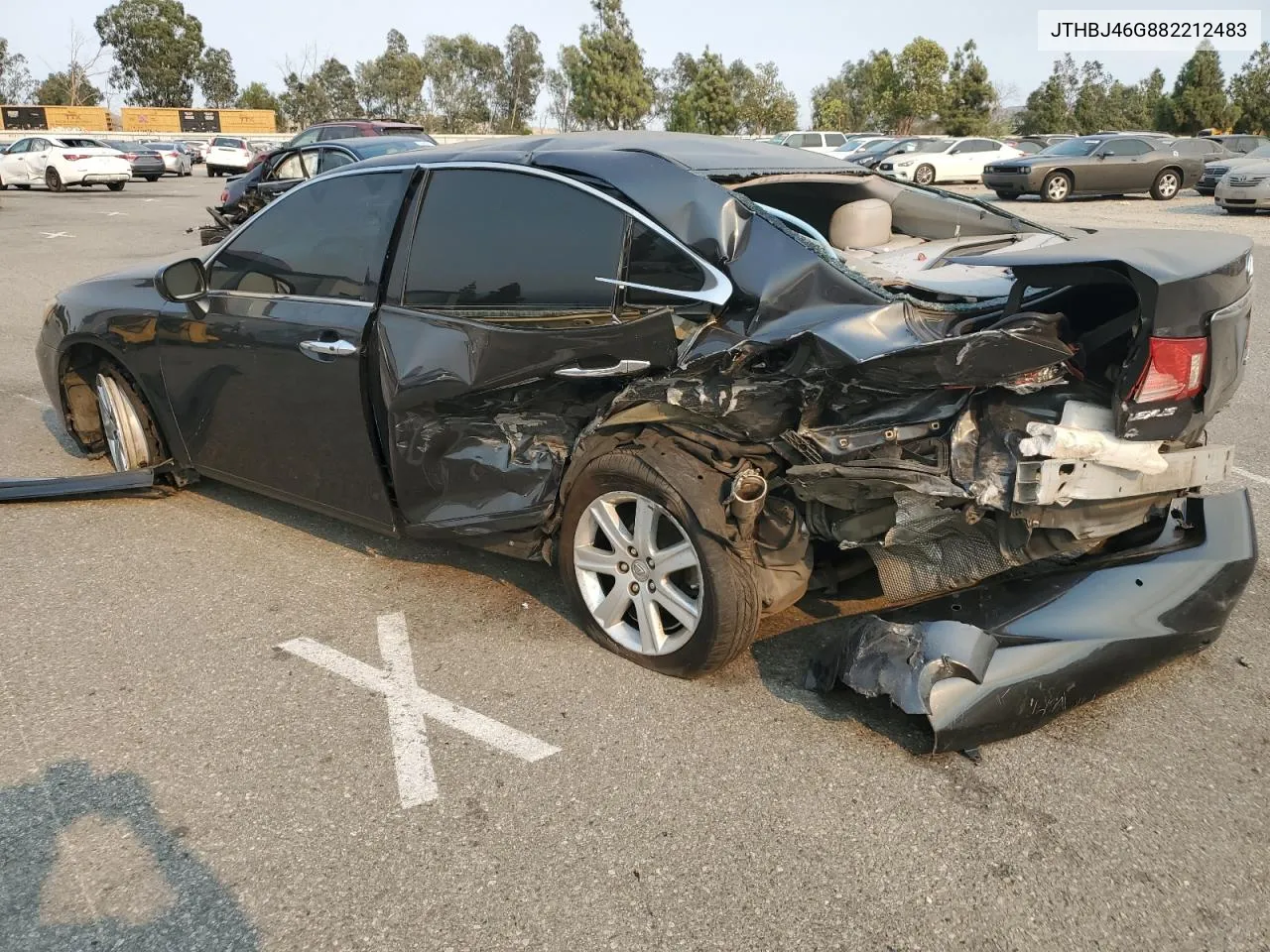 2008 Lexus Es 350 VIN: JTHBJ46G882212483 Lot: 70260274