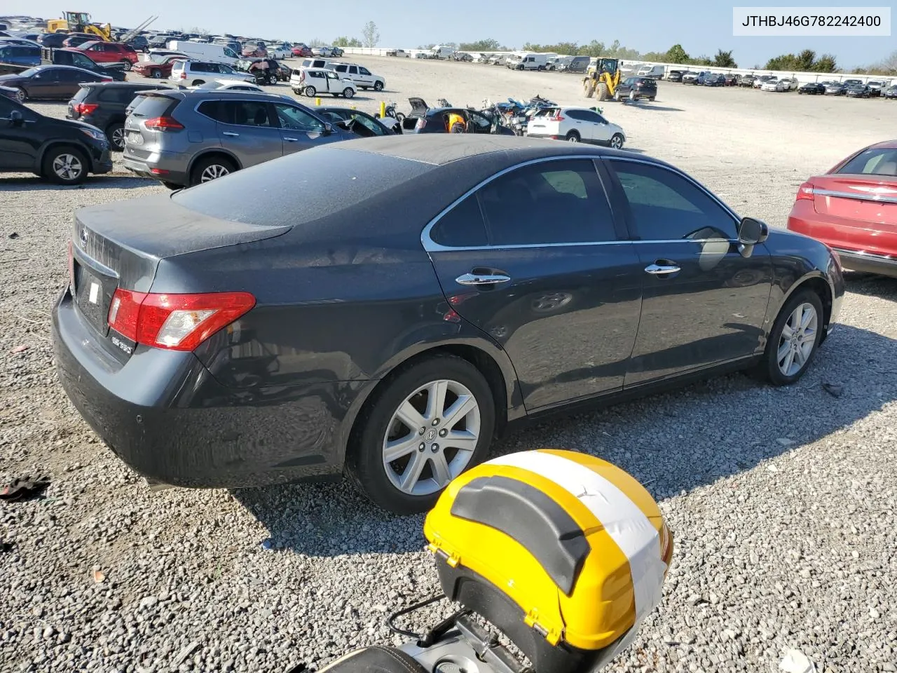 2008 Lexus Es 350 VIN: JTHBJ46G782242400 Lot: 71185244