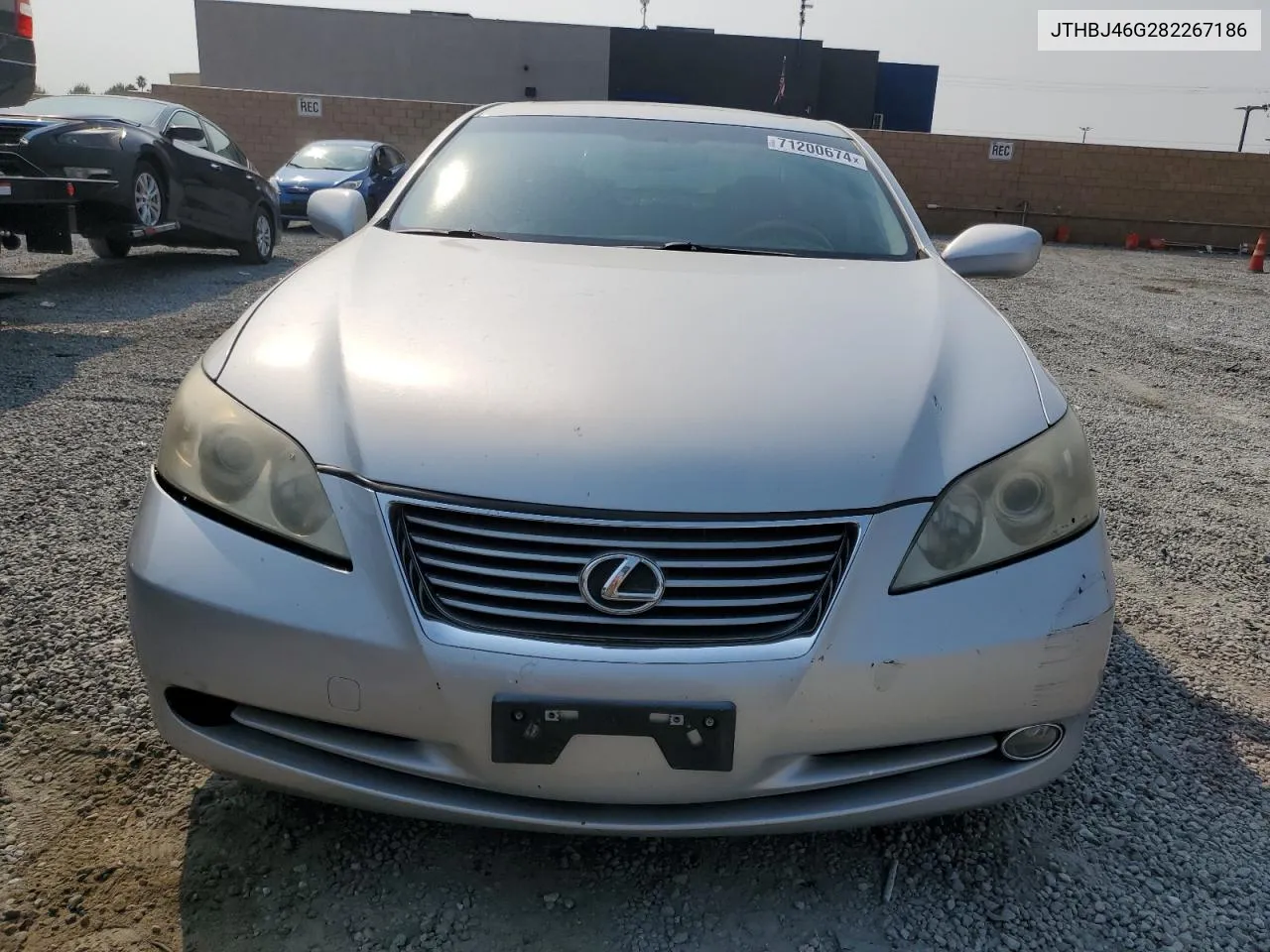 2008 Lexus Es 350 VIN: JTHBJ46G282267186 Lot: 71200674