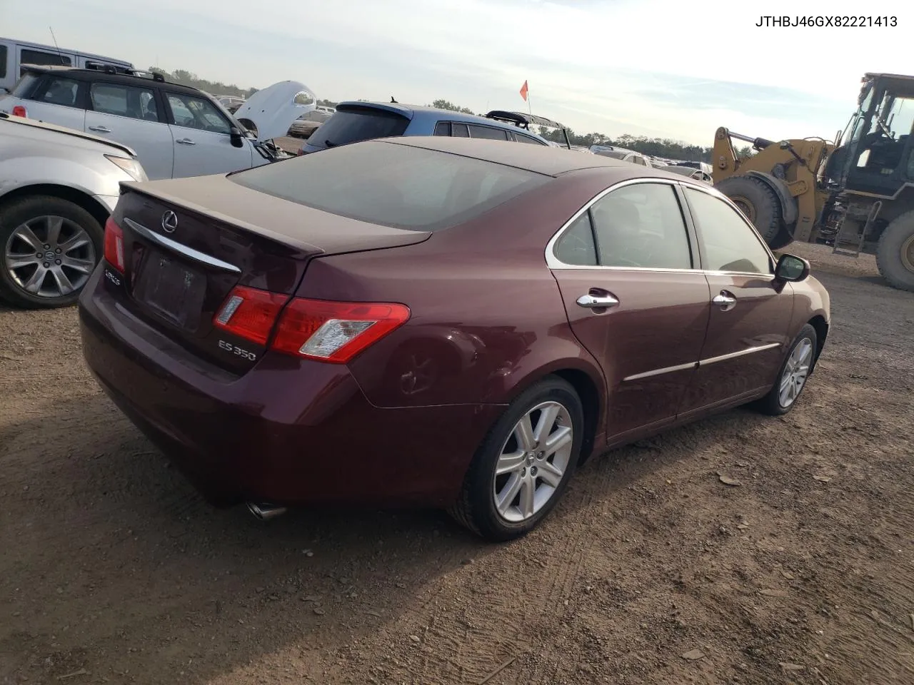 2008 Lexus Es 350 VIN: JTHBJ46GX82221413 Lot: 71273734