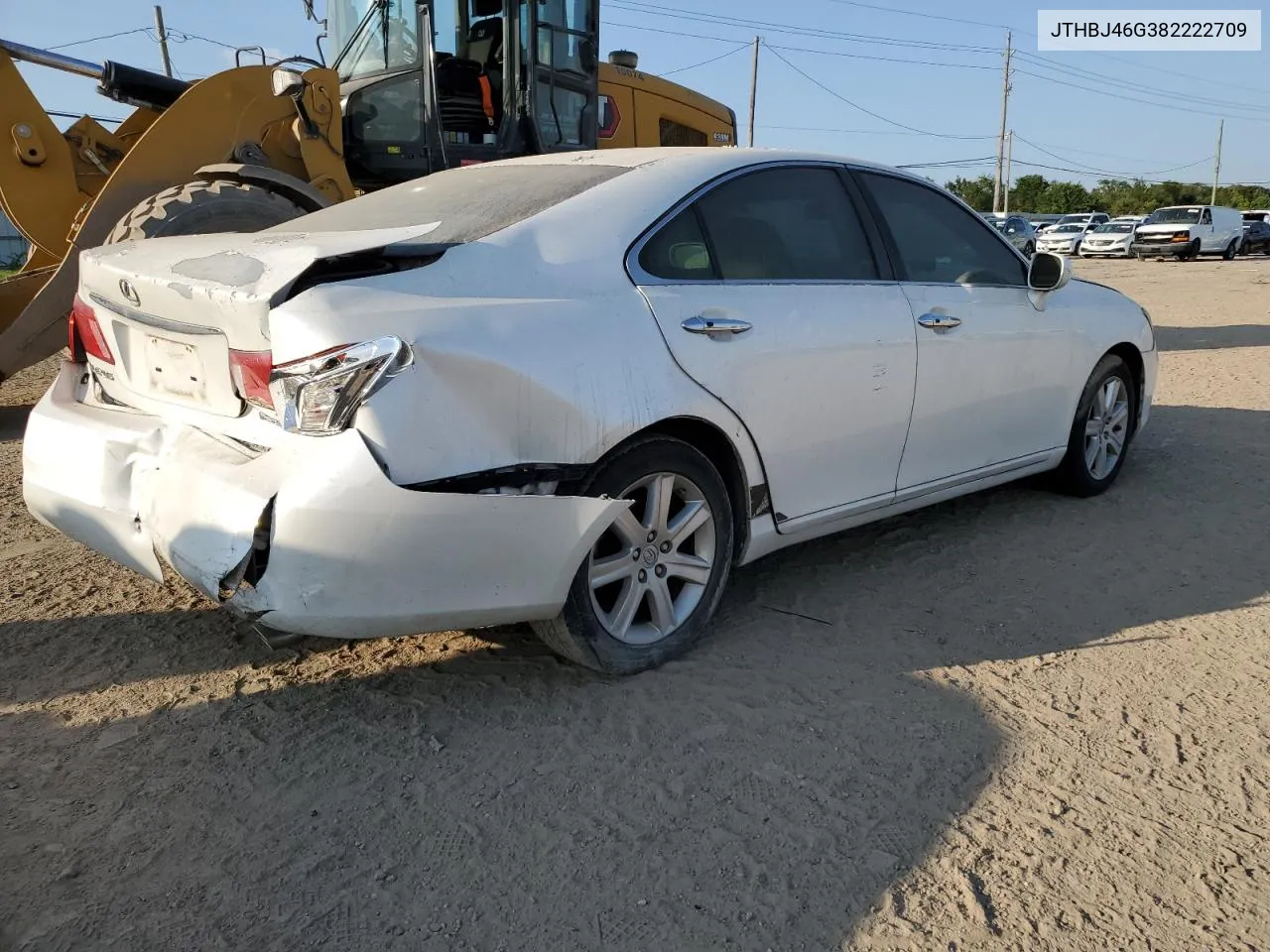 2008 Lexus Es 350 VIN: JTHBJ46G382222709 Lot: 71439024