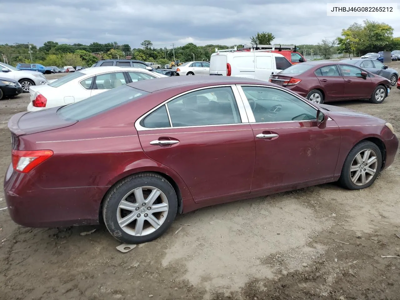 2008 Lexus Es 350 VIN: JTHBJ46G082265212 Lot: 71574774