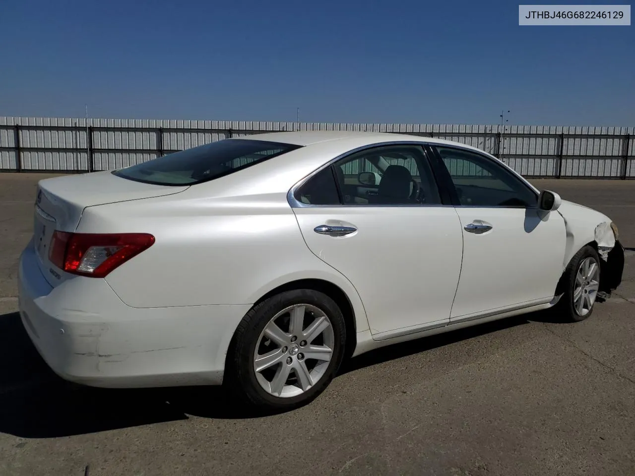 2008 Lexus Es 350 VIN: JTHBJ46G682246129 Lot: 73066814