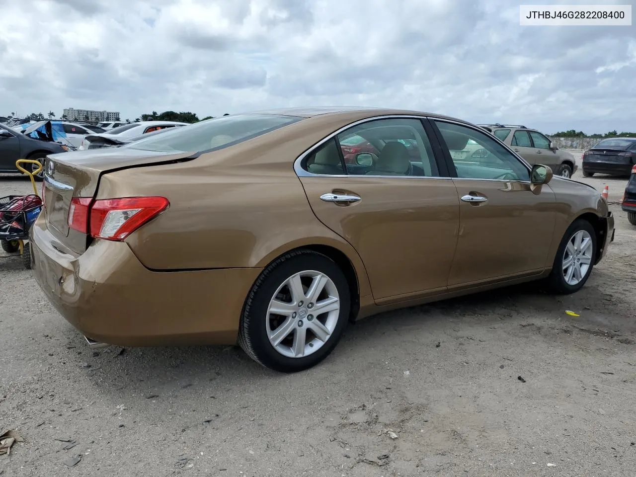 2008 Lexus Es 350 VIN: JTHBJ46G282208400 Lot: 73158804