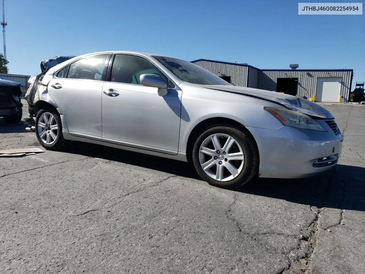 2008 Lexus Es 350 VIN: JTHBJ46G082254954 Lot: 75649564