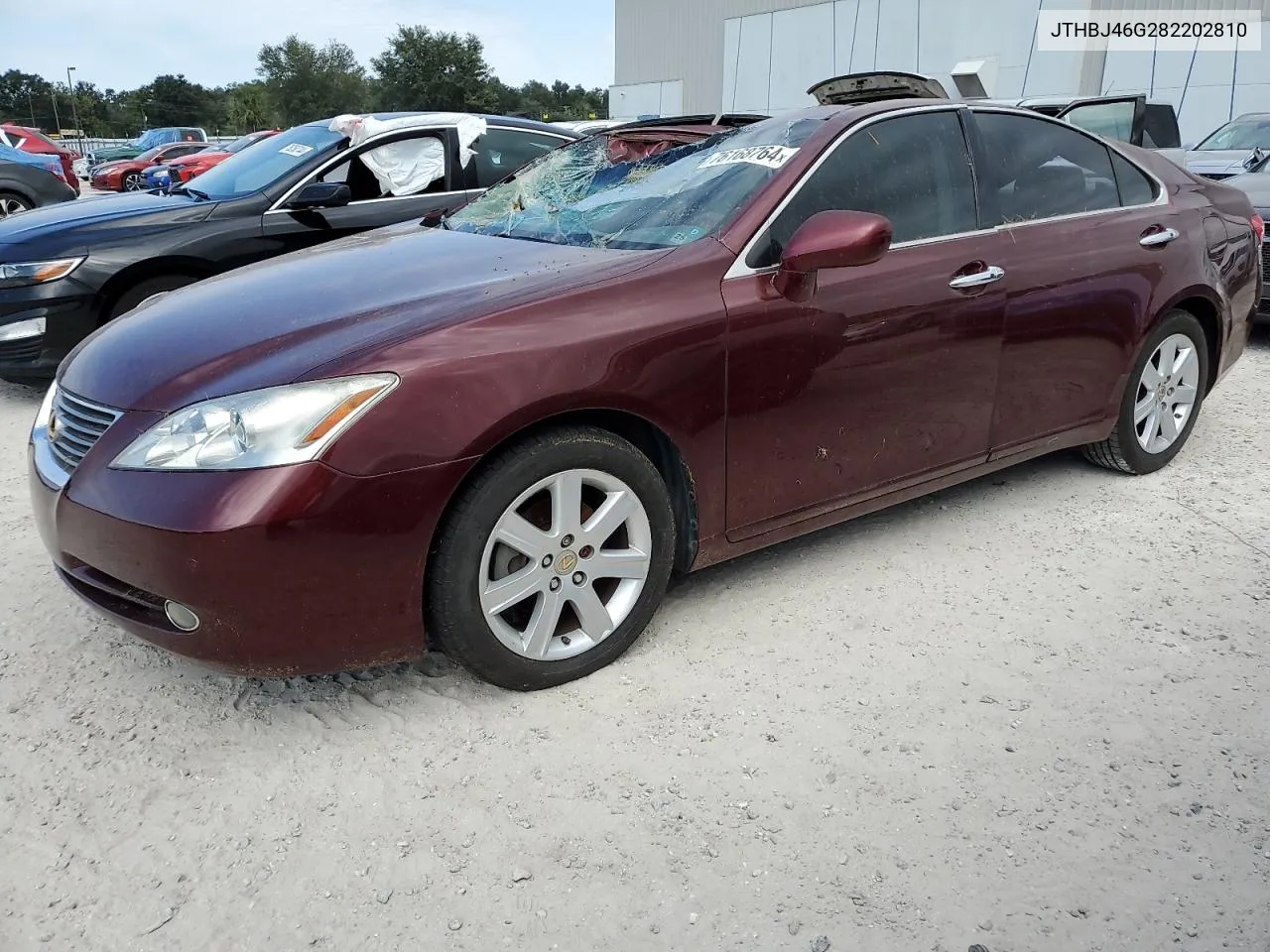 2008 Lexus Es 350 VIN: JTHBJ46G282202810 Lot: 76168764