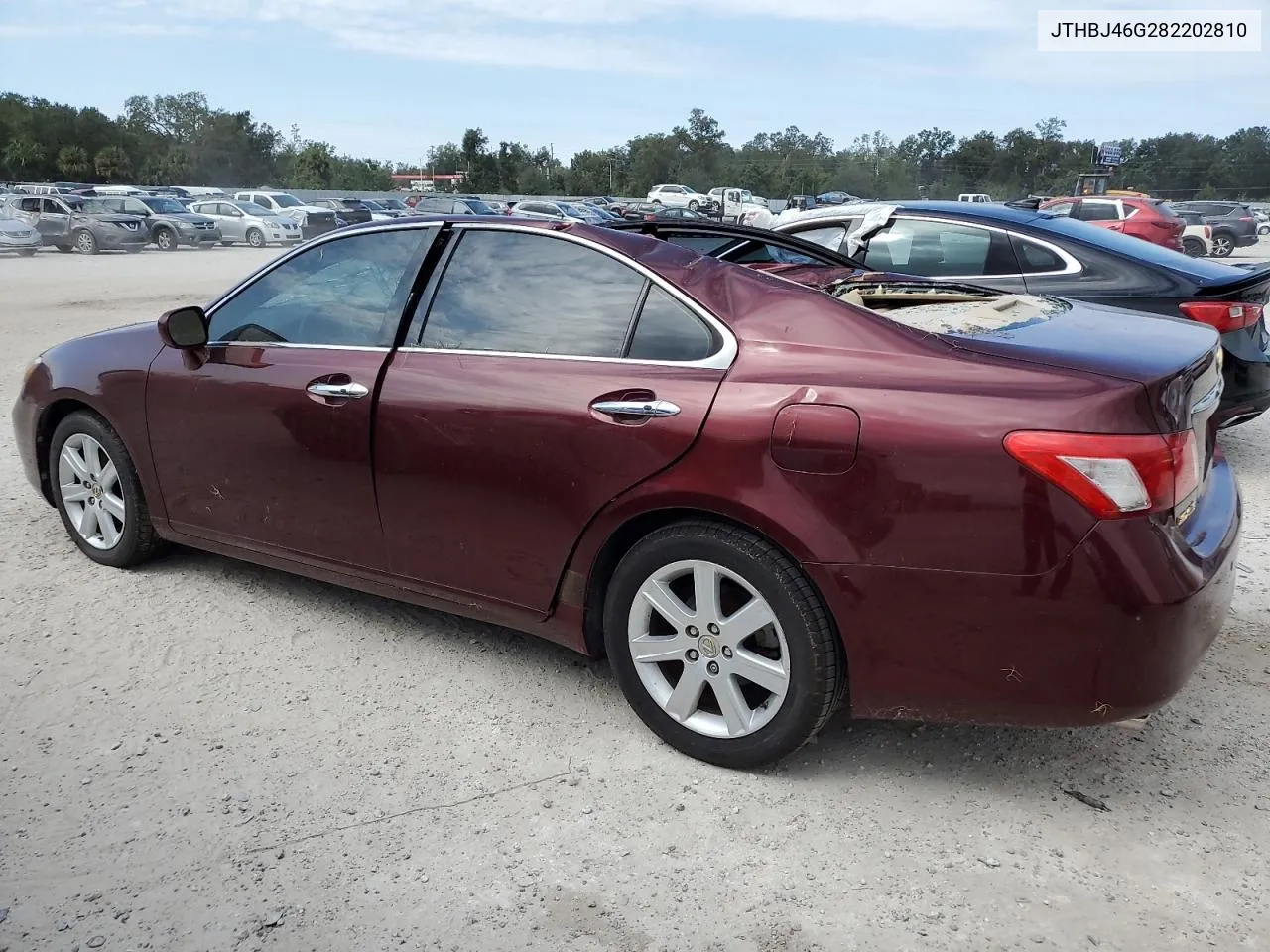 2008 Lexus Es 350 VIN: JTHBJ46G282202810 Lot: 76168764