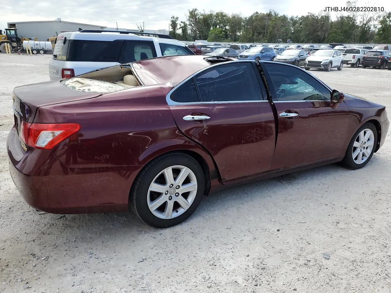 2008 Lexus Es 350 VIN: JTHBJ46G282202810 Lot: 76168764