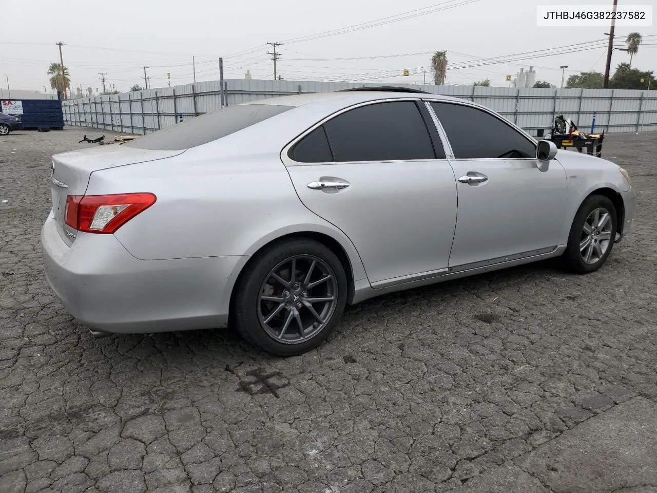 2008 Lexus Es 350 VIN: JTHBJ46G382237582 Lot: 76409234