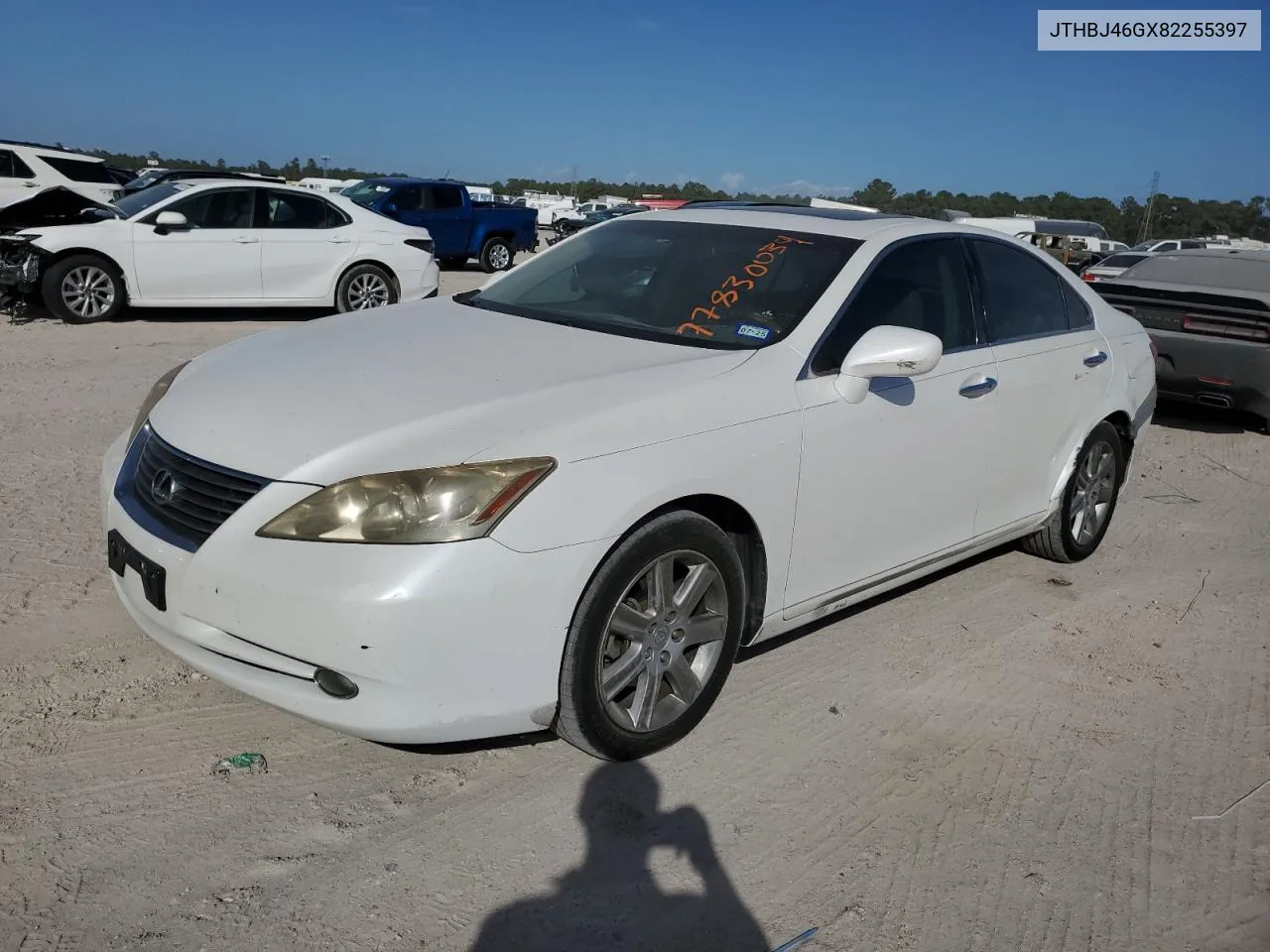 2008 Lexus Es 350 VIN: JTHBJ46GX82255397 Lot: 77830034