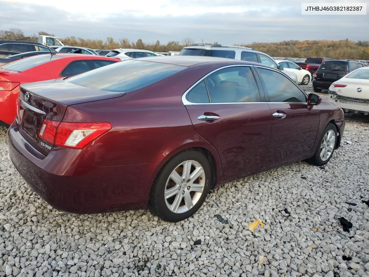 2008 Lexus Es 350 VIN: JTHBJ46G382182387 Lot: 78478174