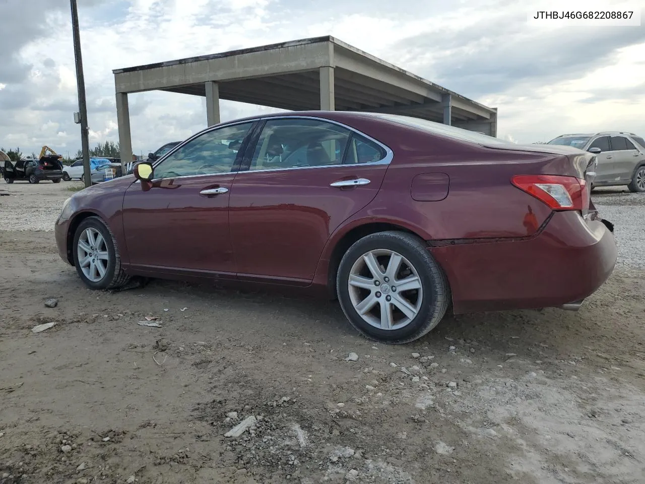 2008 Lexus Es 350 VIN: JTHBJ46G682208867 Lot: 78481014