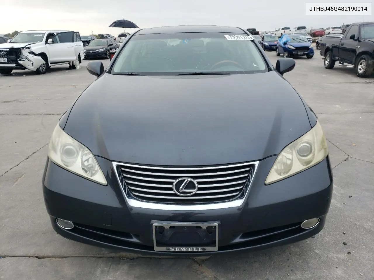 2008 Lexus Es 350 VIN: JTHBJ46G482190014 Lot: 79951374