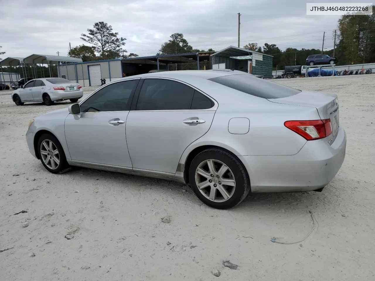 2008 Lexus Es 350 VIN: JTHBJ46G482223268 Lot: 80648614