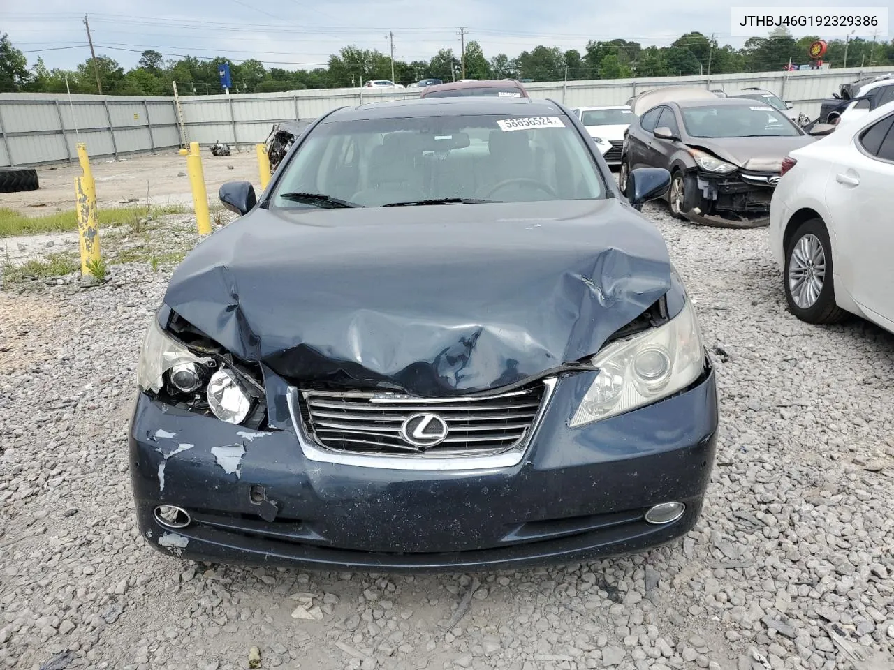 2009 Lexus Es 350 VIN: JTHBJ46G192329386 Lot: 58656524