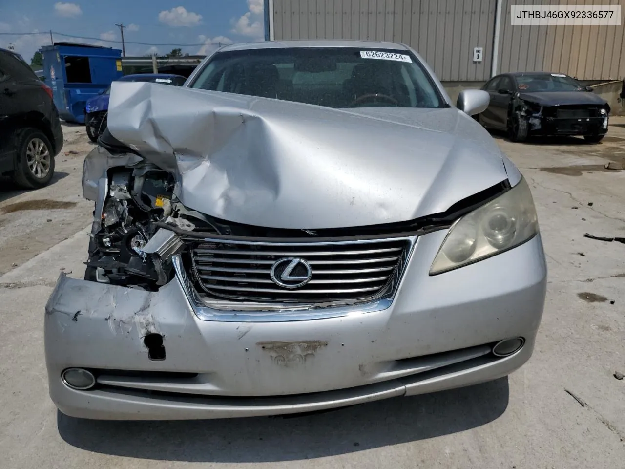 2009 Lexus Es 350 VIN: JTHBJ46GX92336577 Lot: 62623224