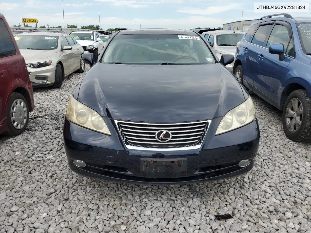 2009 Lexus Es 350 VIN: JTHBJ46GX92281824 Lot: 67095524