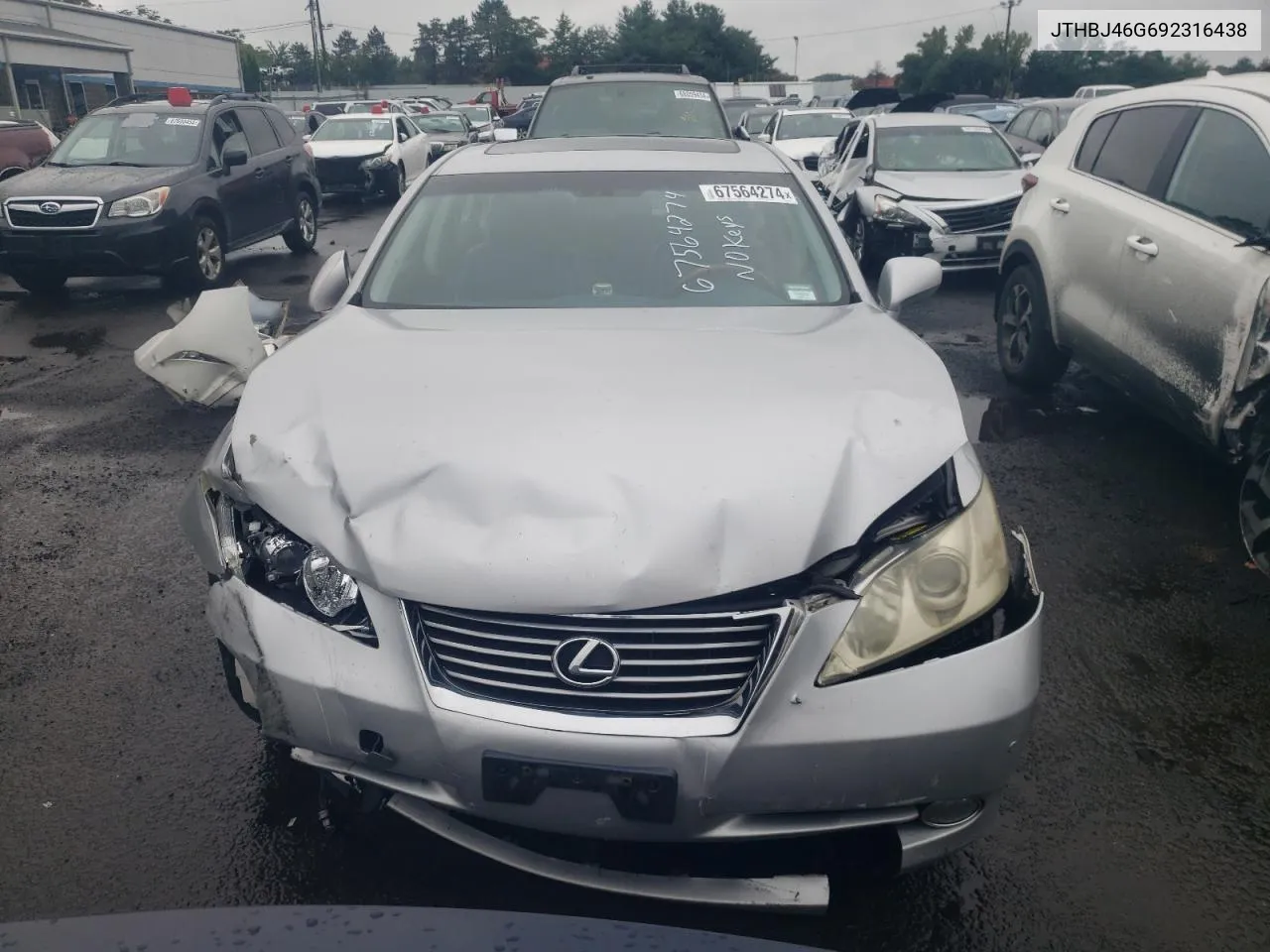 2009 Lexus Es 350 VIN: JTHBJ46G692316438 Lot: 67564274