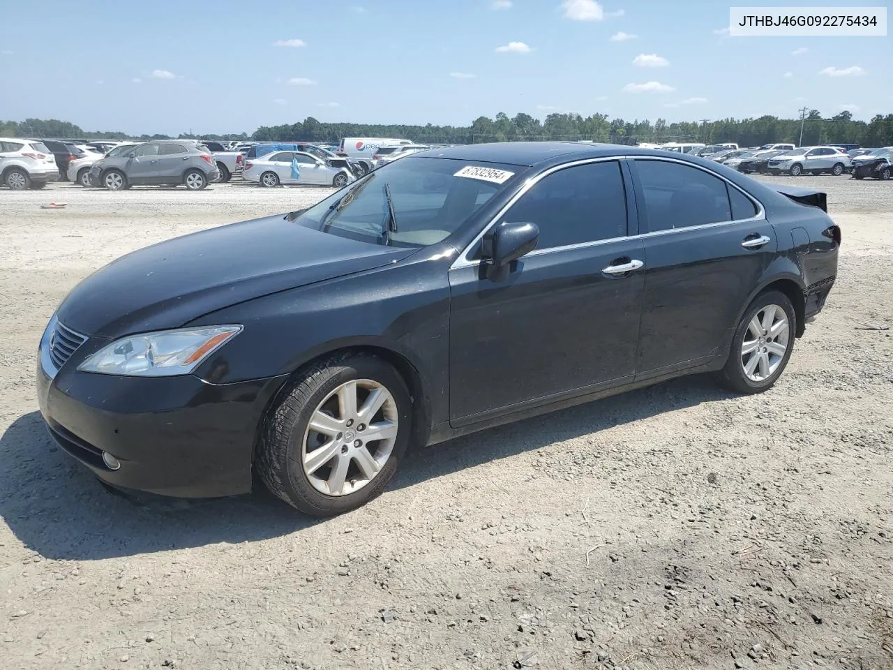 2009 Lexus Es 350 VIN: JTHBJ46G092275434 Lot: 67832954