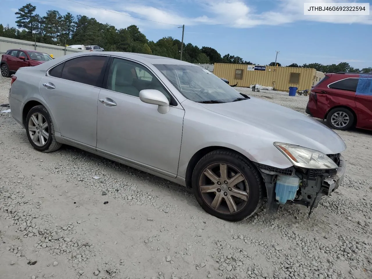 2009 Lexus Es 350 VIN: JTHBJ46G692322594 Lot: 69855224