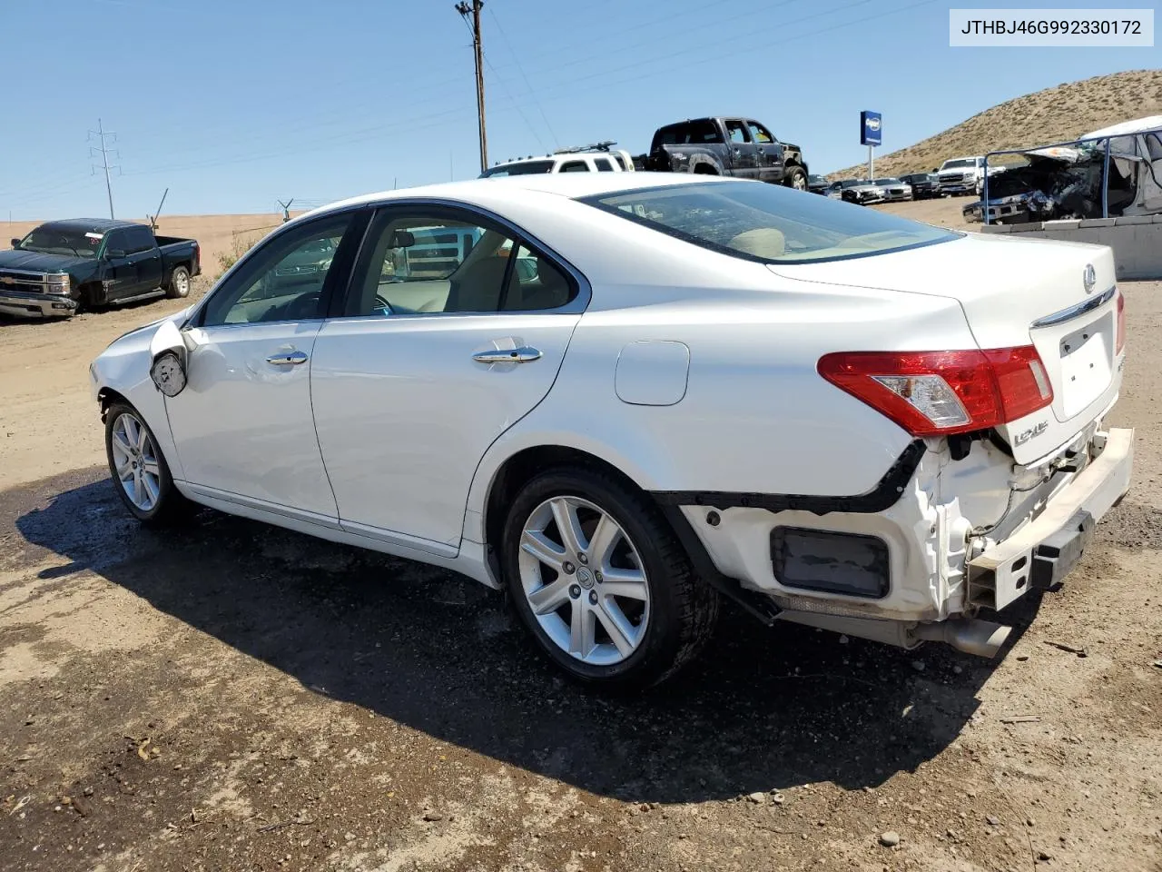 2009 Lexus Es 350 VIN: JTHBJ46G992330172 Lot: 70021634