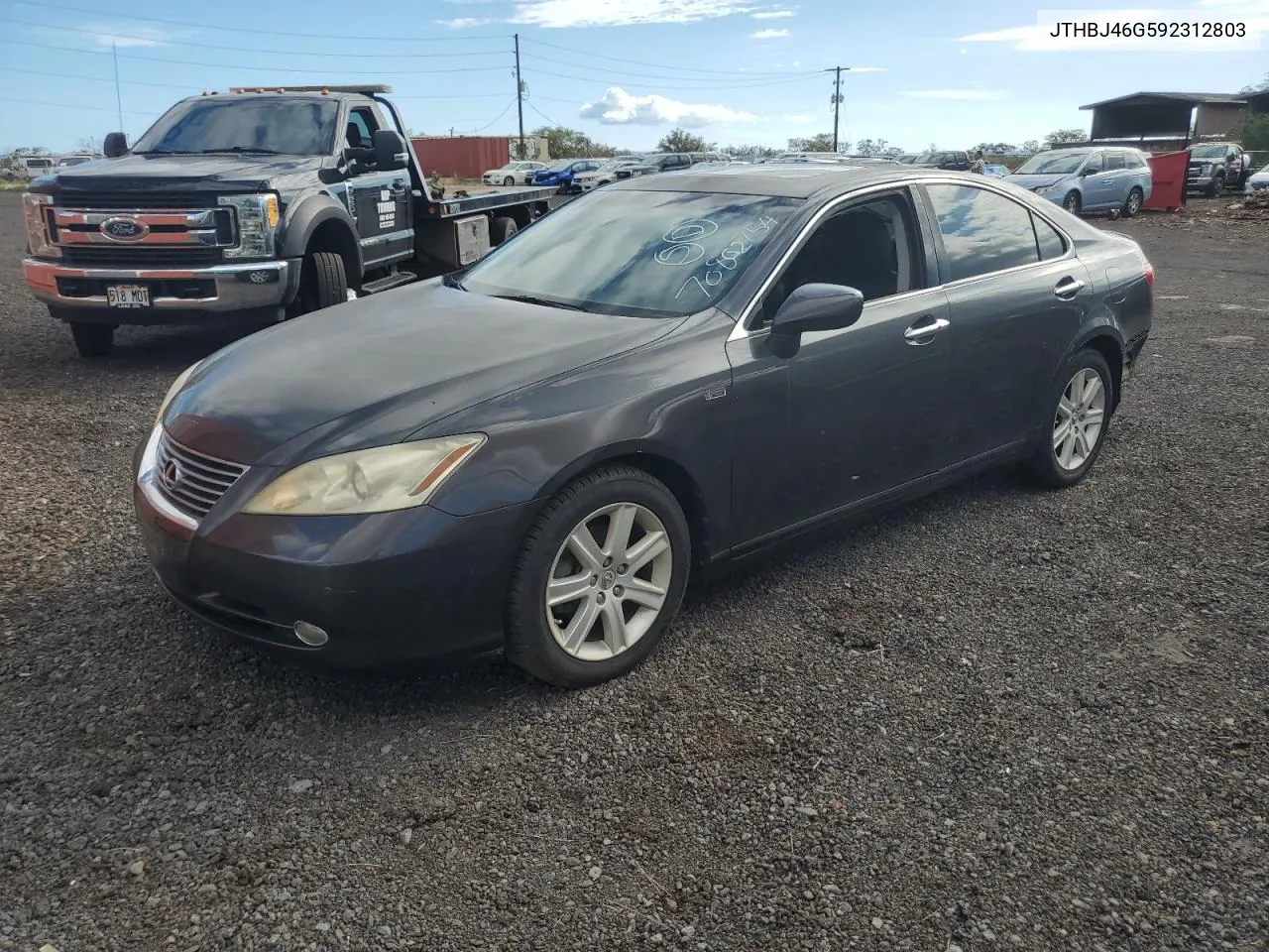 2009 Lexus Es 350 VIN: JTHBJ46G592312803 Lot: 70802754