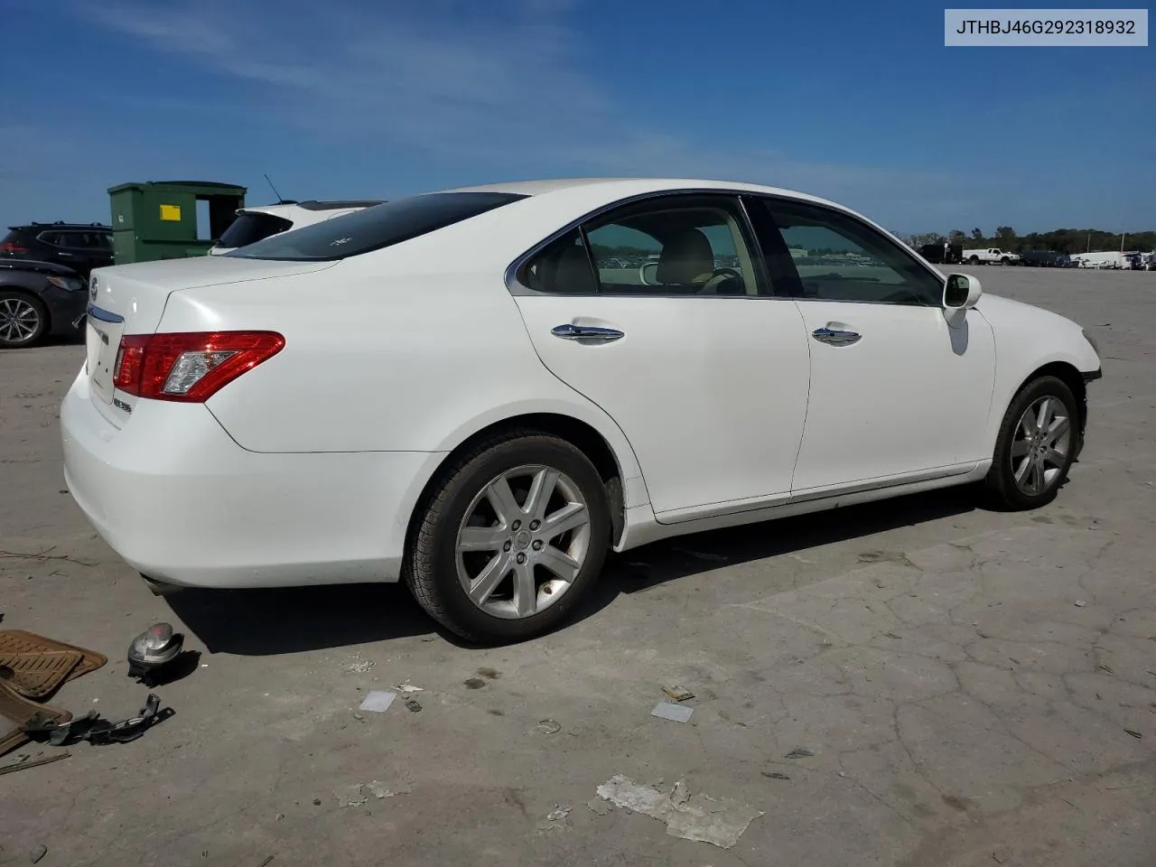 2009 Lexus Es 350 VIN: JTHBJ46G292318932 Lot: 71213574