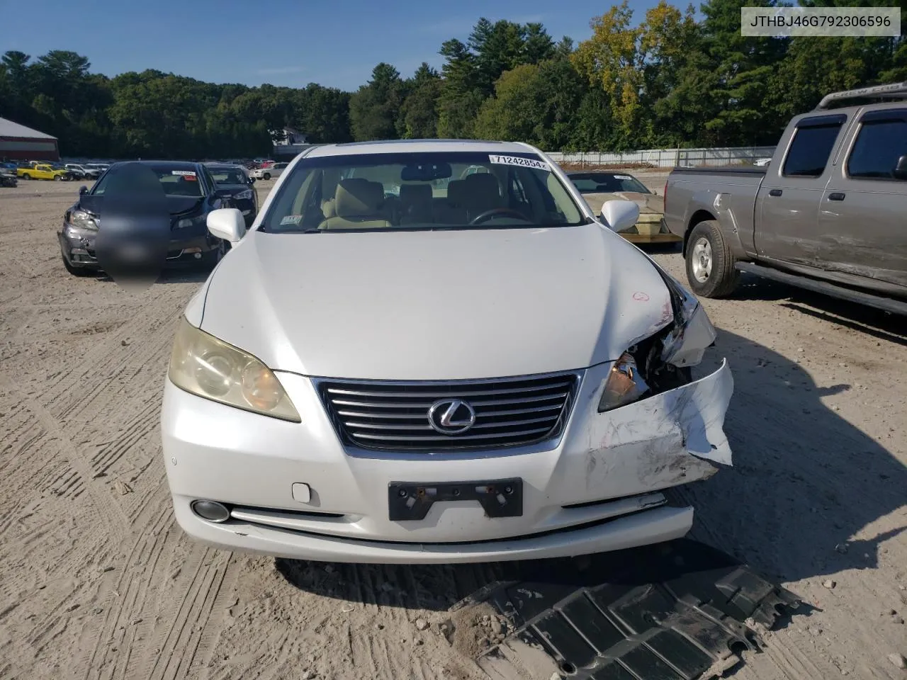 2009 Lexus Es 350 VIN: JTHBJ46G792306596 Lot: 71242854