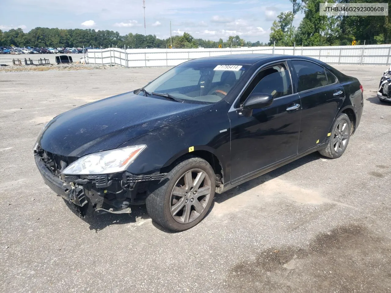 2009 Lexus Es 350 VIN: JTHBJ46G292300608 Lot: 71795414