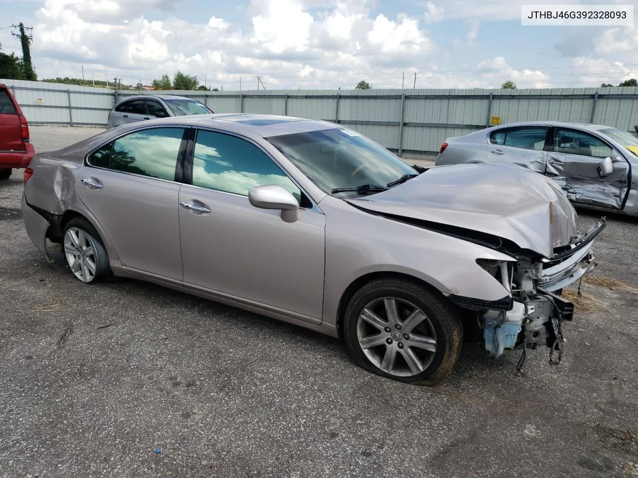 2009 Lexus Es 350 VIN: JTHBJ46G392328093 Lot: 72182364