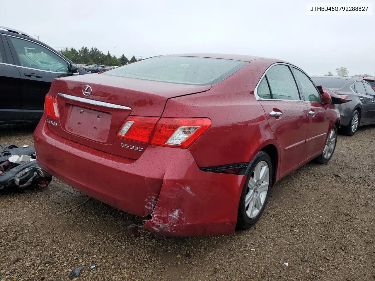 2009 Lexus Es 350 VIN: JTHBJ46G792288827 Lot: 72570414