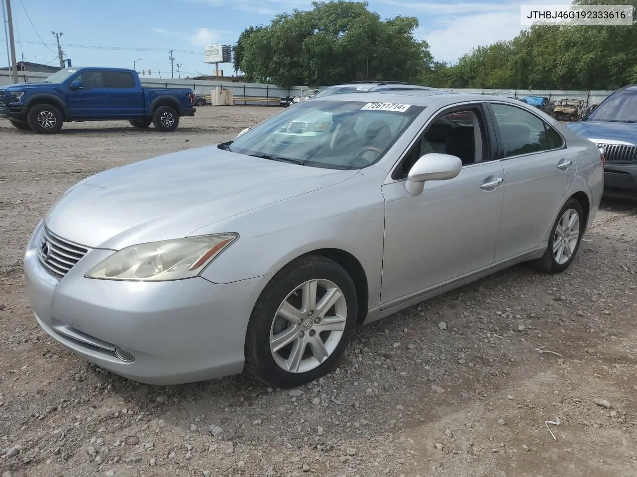 2009 Lexus Es 350 VIN: JTHBJ46G192333616 Lot: 72611714