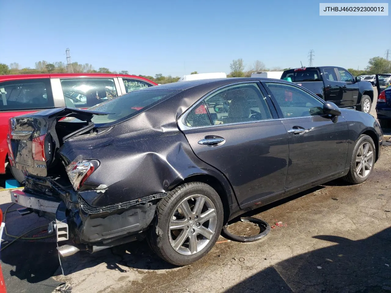 2009 Lexus Es 350 VIN: JTHBJ46G292300012 Lot: 73671004