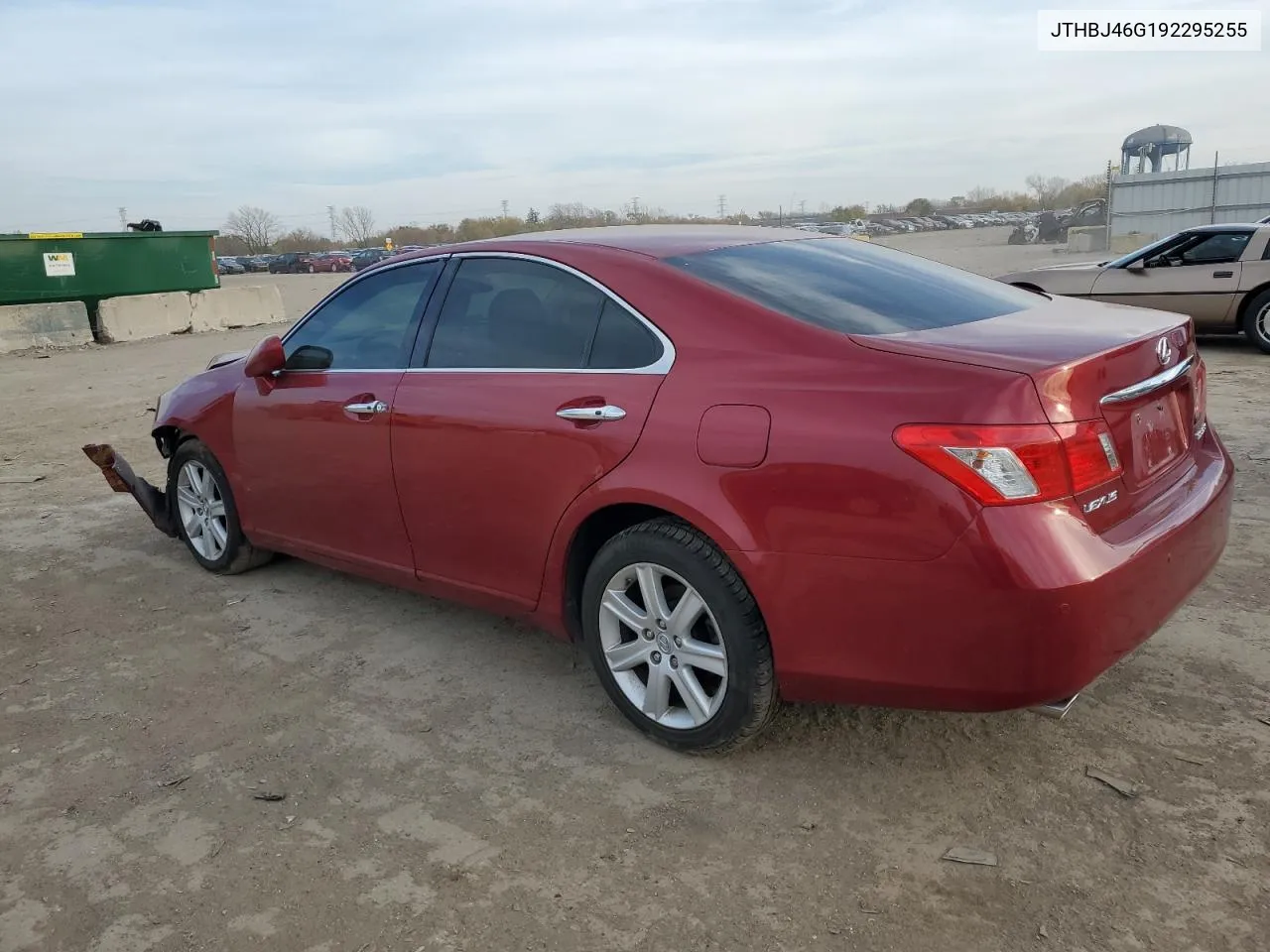 2009 Lexus Es 350 VIN: JTHBJ46G192295255 Lot: 76809044