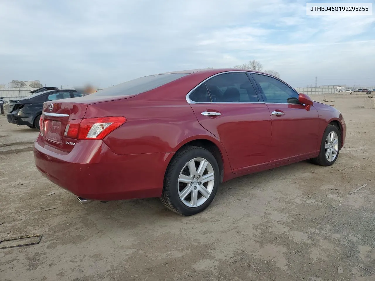 2009 Lexus Es 350 VIN: JTHBJ46G192295255 Lot: 76809044