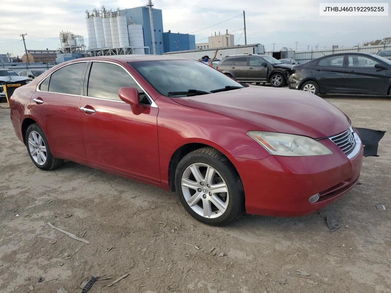 2009 Lexus Es 350 VIN: JTHBJ46G192295255 Lot: 76809044