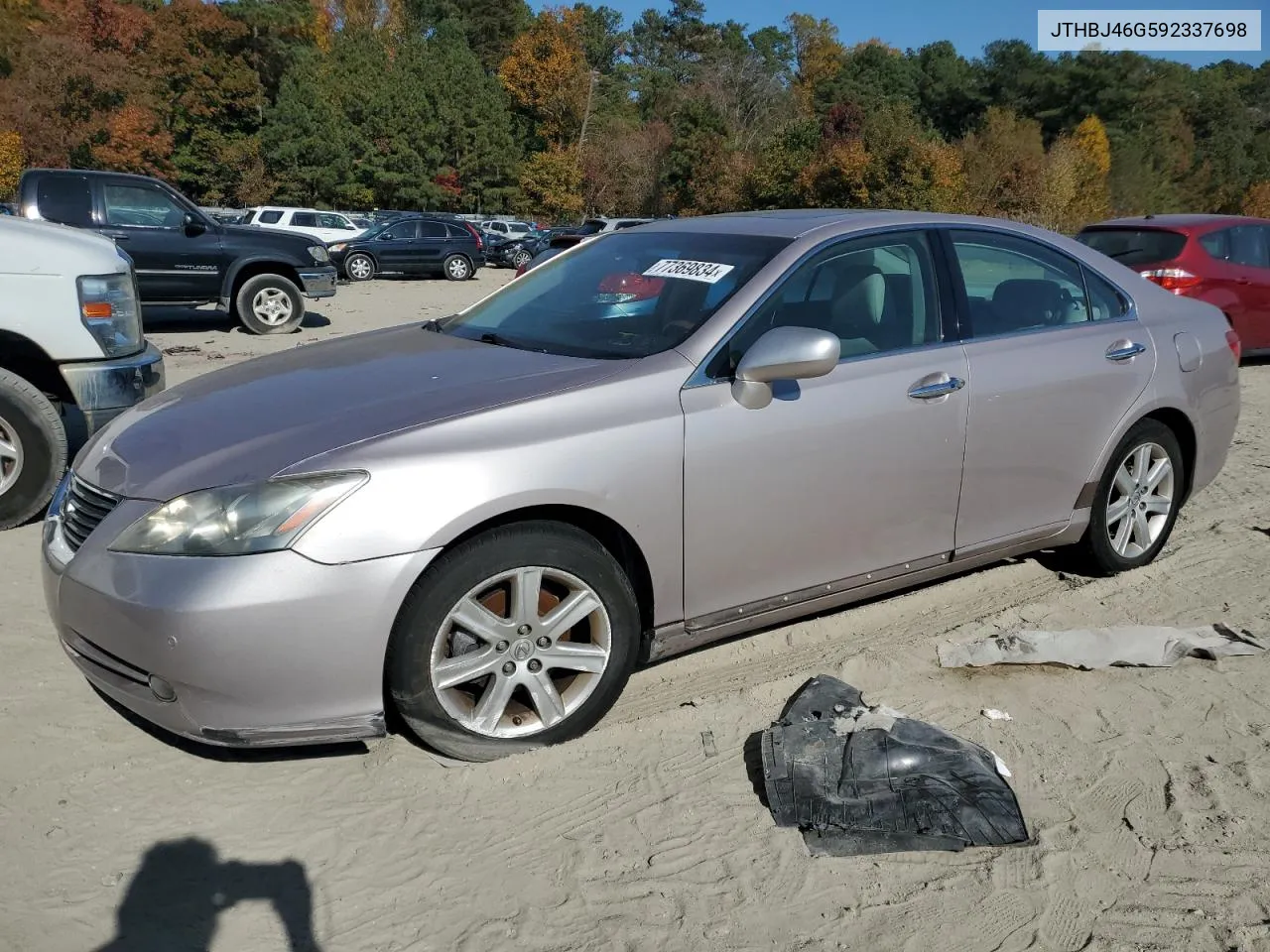 2009 Lexus Es 350 VIN: JTHBJ46G592337698 Lot: 77369834